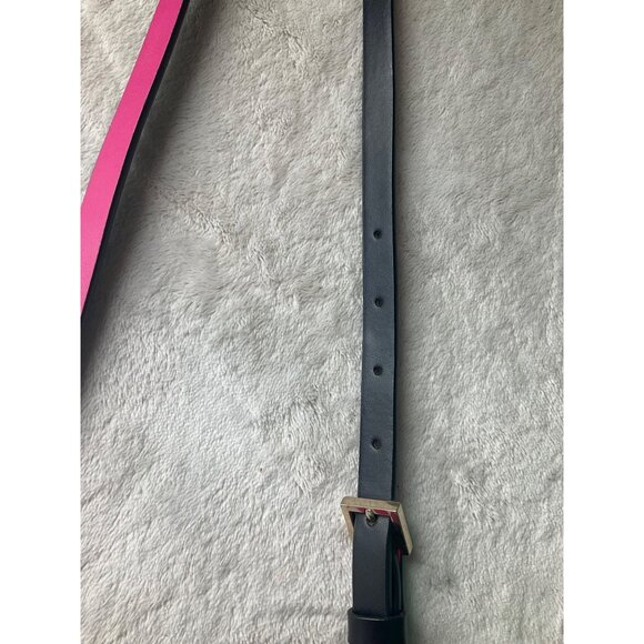 Kate Spade Arbour Hill Kyra Sweetheart Crossbody Hand Bag Black Pink Leather*Rea - Picture 15 of 16